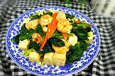 白菜虾仁豆腐
