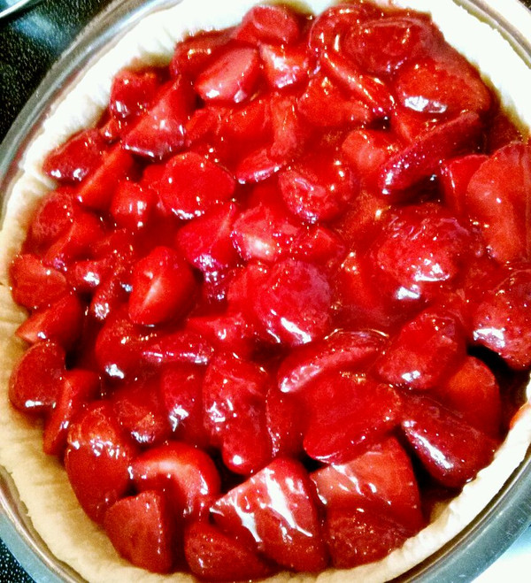 草莓派(不用叠小被子的派皮)