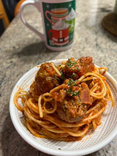 肉圆意大利面spaghetti的做法