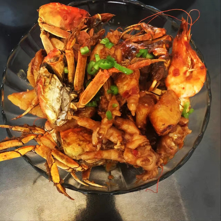 肉蟹煲的做法