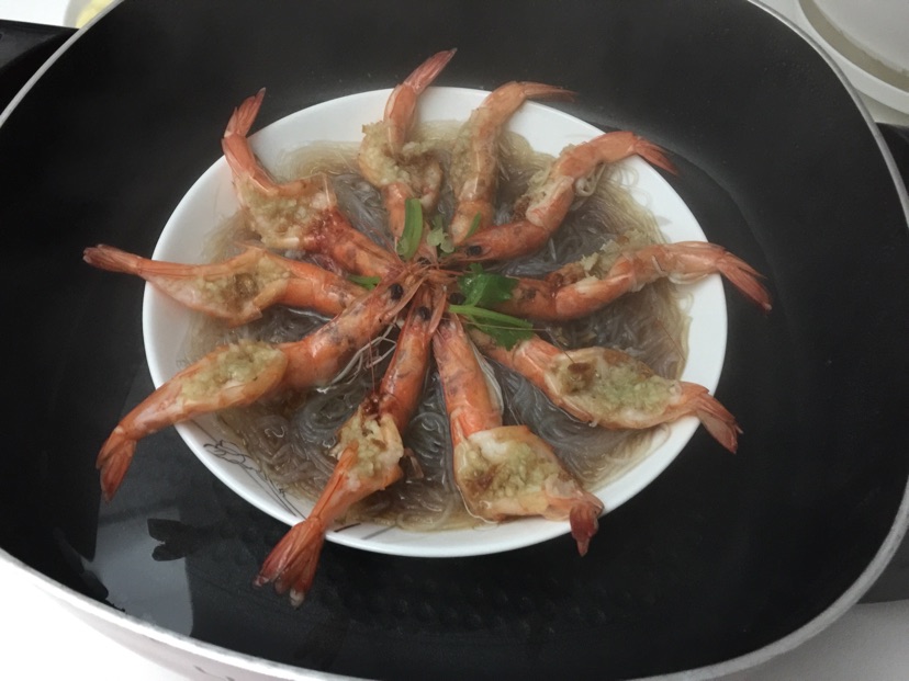 花开富贵虾的做法图解8