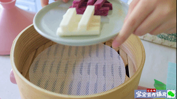格子蛋卷~宝宝辅食的做法图解2