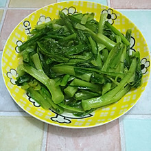 蒜蓉油麦菜#春天不减肥，夏天肉堆堆#