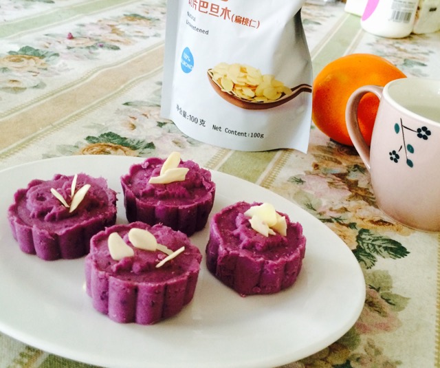 紫薯糍粑的做法