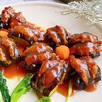 #以美食的名义说爱她#满园春色 茄子酿肉的做法图解11