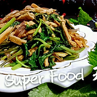 Super Food天贝-替代肉丝炒野水芹-蜜桃爱减肥健身的做法图解13