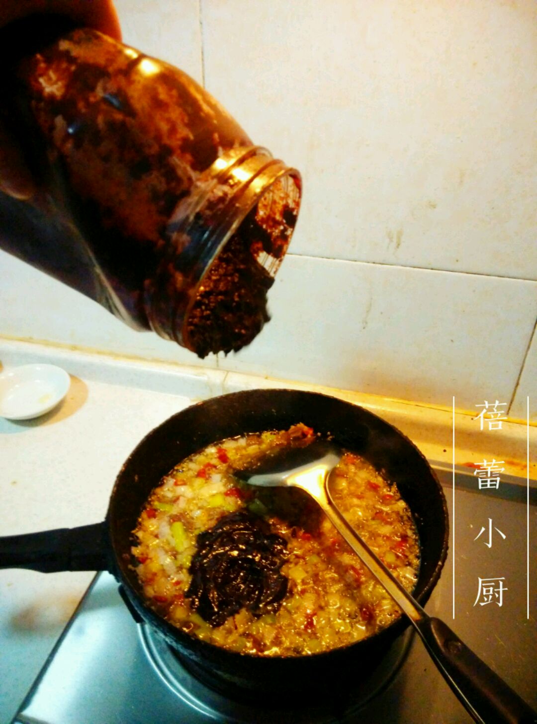 香辣牛肉酱的做法图解5