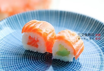 简易便当美味-剩饭三文鱼寿司的做法