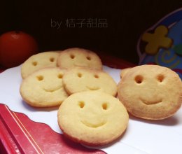 卡通笑脸红薯饼干#柏翠辅食节-烘焙零食#的做法