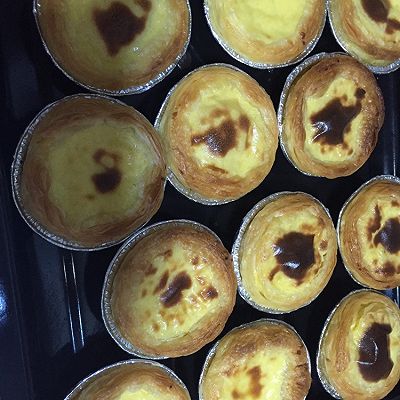 超简蛋挞4种配料即可孩子最爱