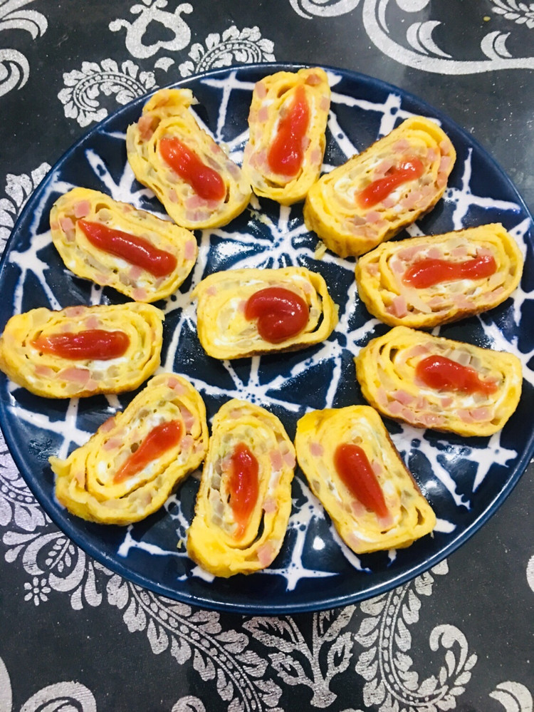 简单方便的早餐鸡蛋卷的做法