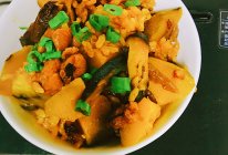 #天猫美味妙妙屋#鲜香软糯南瓜鸡腿焖饭的做法