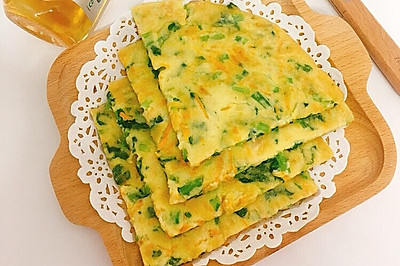 小白菜蛋饼