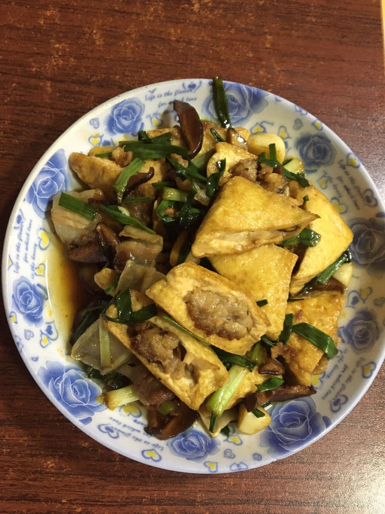 酿豆干的做法