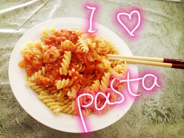 自制虾仁肉酱螺丝意大利面Ilovepasta