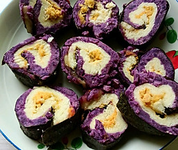 紫薯土司寿司的做法