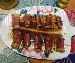 培根金针菇的做法