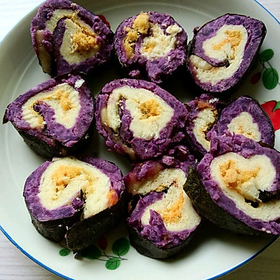 紫薯土司寿司