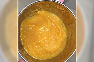 南瓜泥米糊