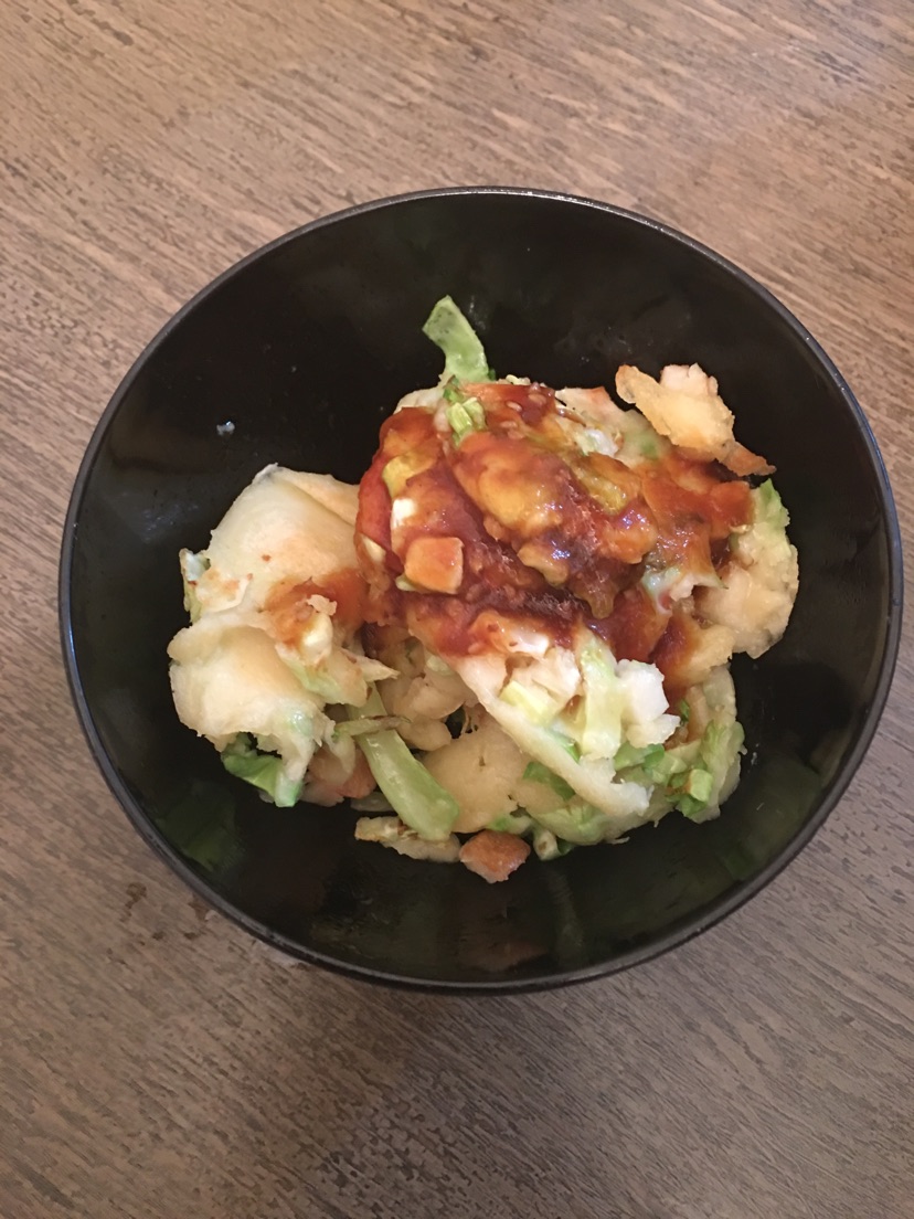包菜煎饼的做法图解5