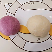 #太古烘焙糖 甜蜜轻生活#松软香甜的紫薯双色吐司的做法图解5