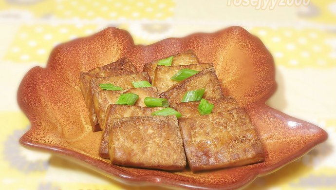 空气炸锅烤豆腐