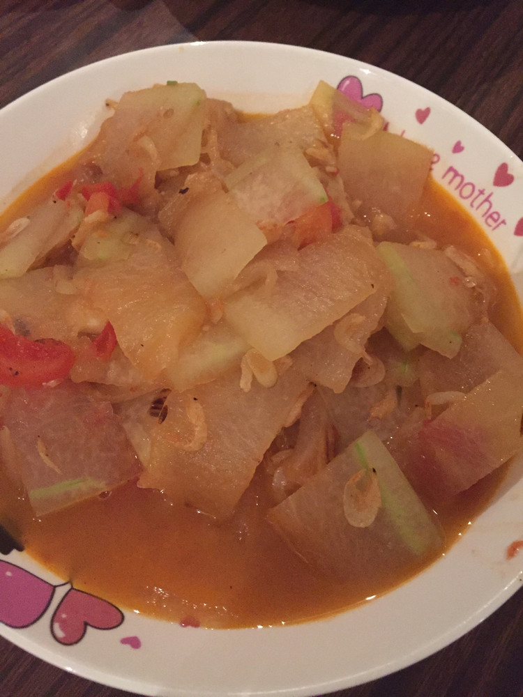 虾米炒冬瓜的做法