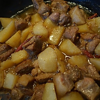 豆角炖花肉的做法图解4