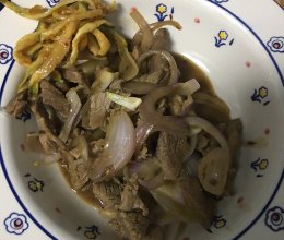 减肥正餐孜然洋葱牛肉的做法