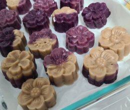 紫薯芋头糕的做法