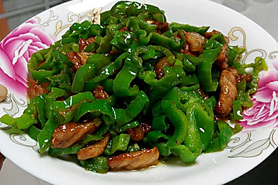 青椒肉丝(经典快手菜)