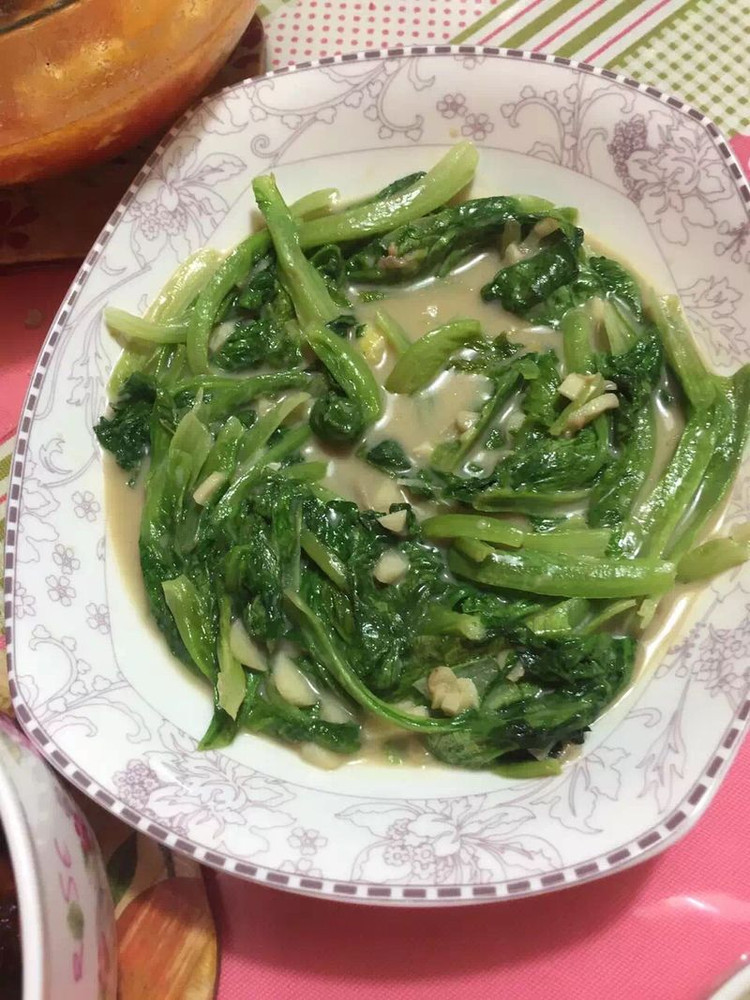 豆腐乳炒生菜的做法