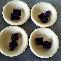 #柏翠辅食节~烘焙零食#紫薯蛋挞的做法图解4
