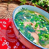 血皮菜猪肝汤的做法图解9