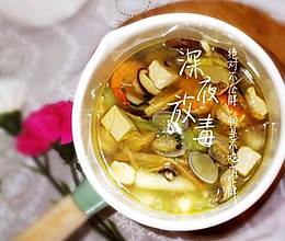 一锅鲜虾豆腐汤(减肥食谱)的做法