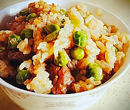 豌豆米饭的做法