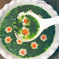 #太太乐鲜鸡汁玩转健康快手菜#翡翠梅花羹的做法图解19