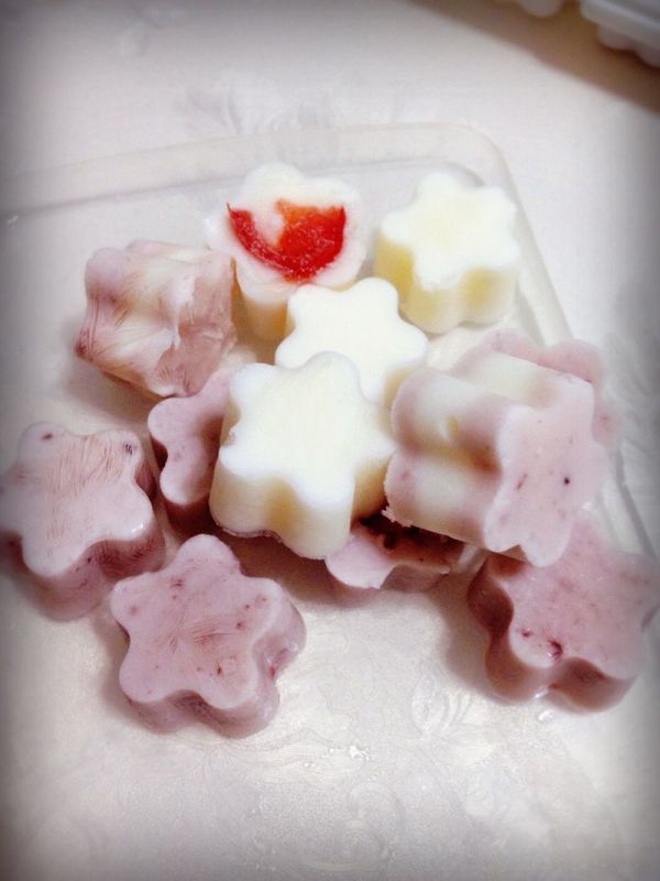蓝莓酸奶冰 减肥最爱！