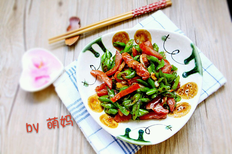 下饭湘菜～辣炒瘦肉条的做法