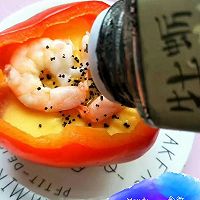 甜椒鲜虾鸡蛋羹的做法图解7