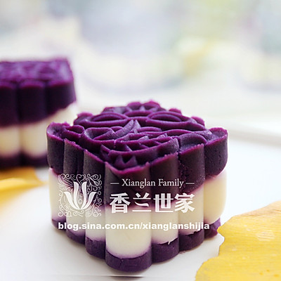 紫薯山药糕 优雅的美食 -----香兰世家