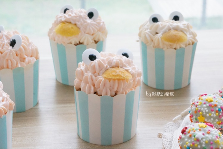 怪物娃娃cupcake的做法