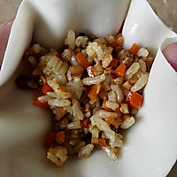 糙米菜蔬烧麦的做法图解6