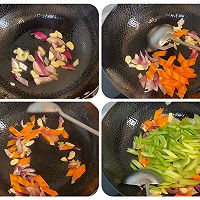 #金龙鱼橄调-橄想橄做#鲜菌炒芹菜的做法图解4