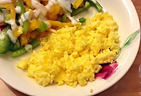 减肥早餐—无油炒蛋（西式）（不粘平底锅适用）的做法
