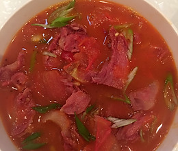 西红柿烧牛肉的做法