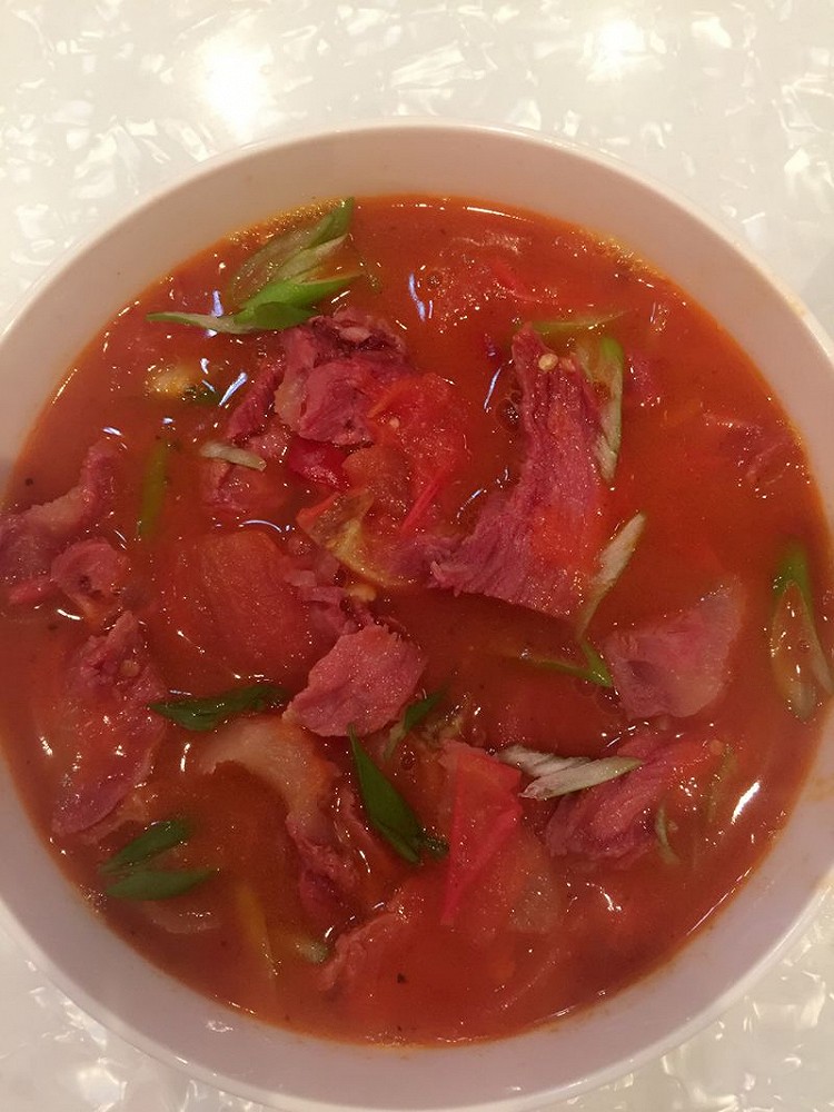西红柿烧牛肉的做法