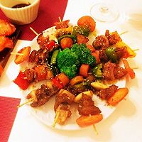 迷你时蔬牛肉串的做法图解5