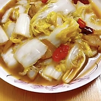酸辣白菜炒肉的做法图解7