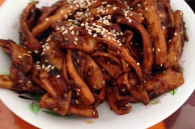 酱炒鱿鱼
